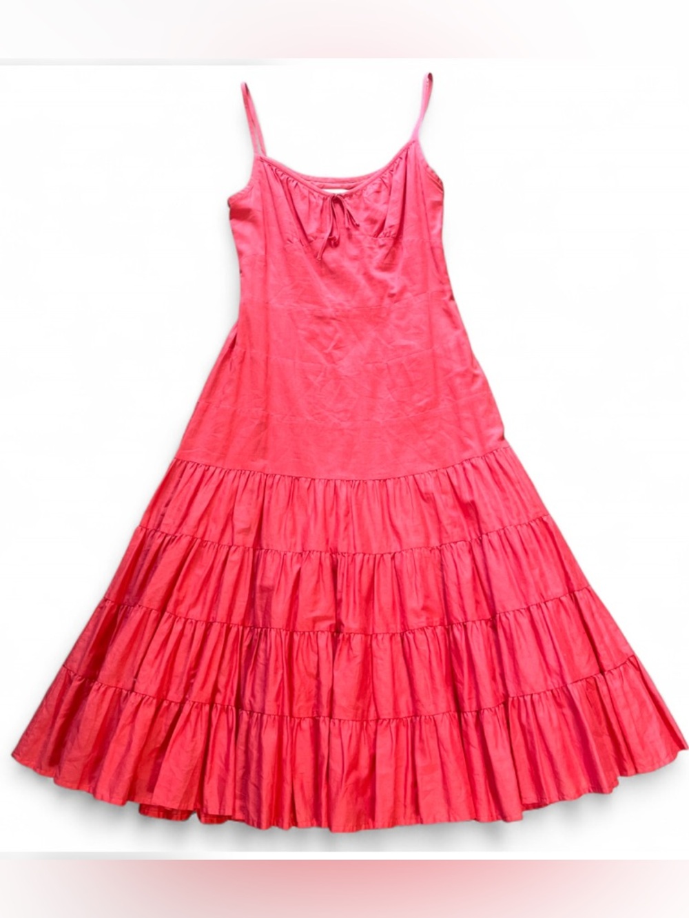 LOFT Pink Sleeveless Cotton Dress